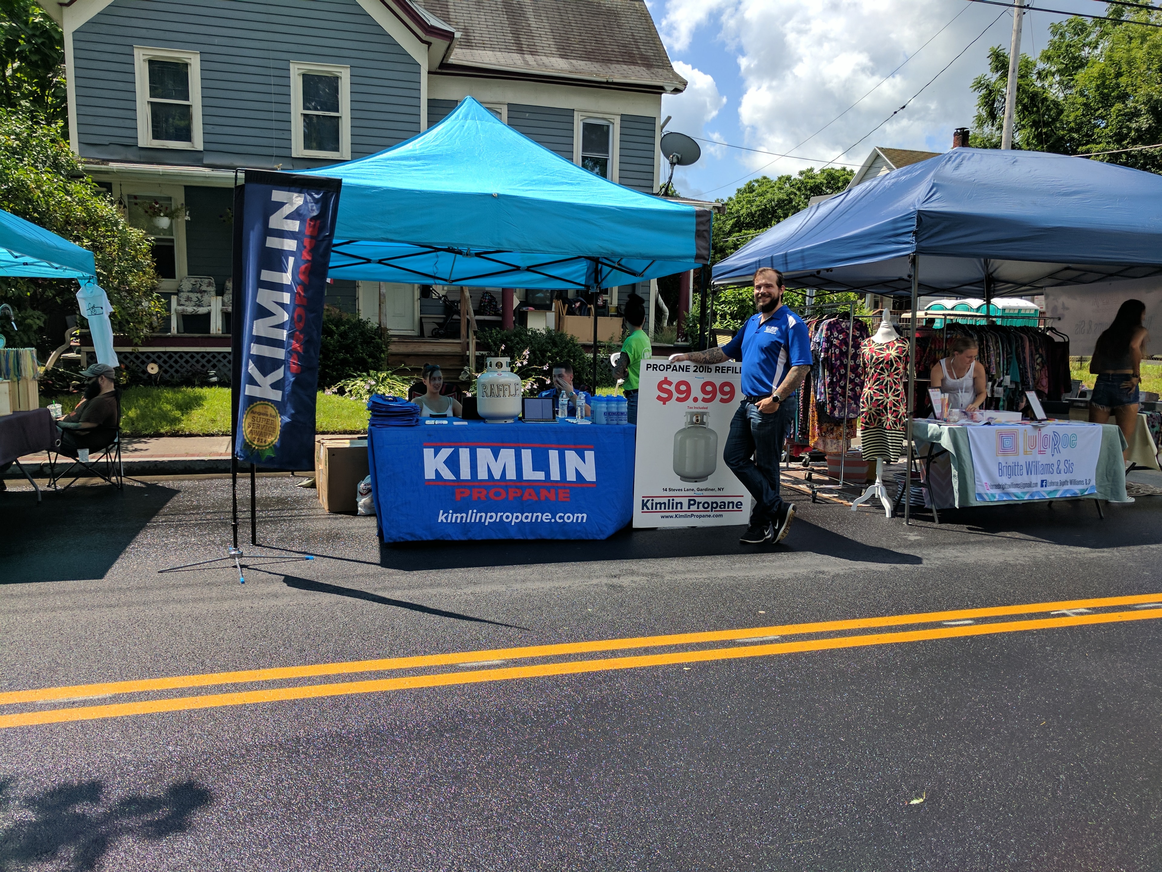 Kimlin Energy team at a community event