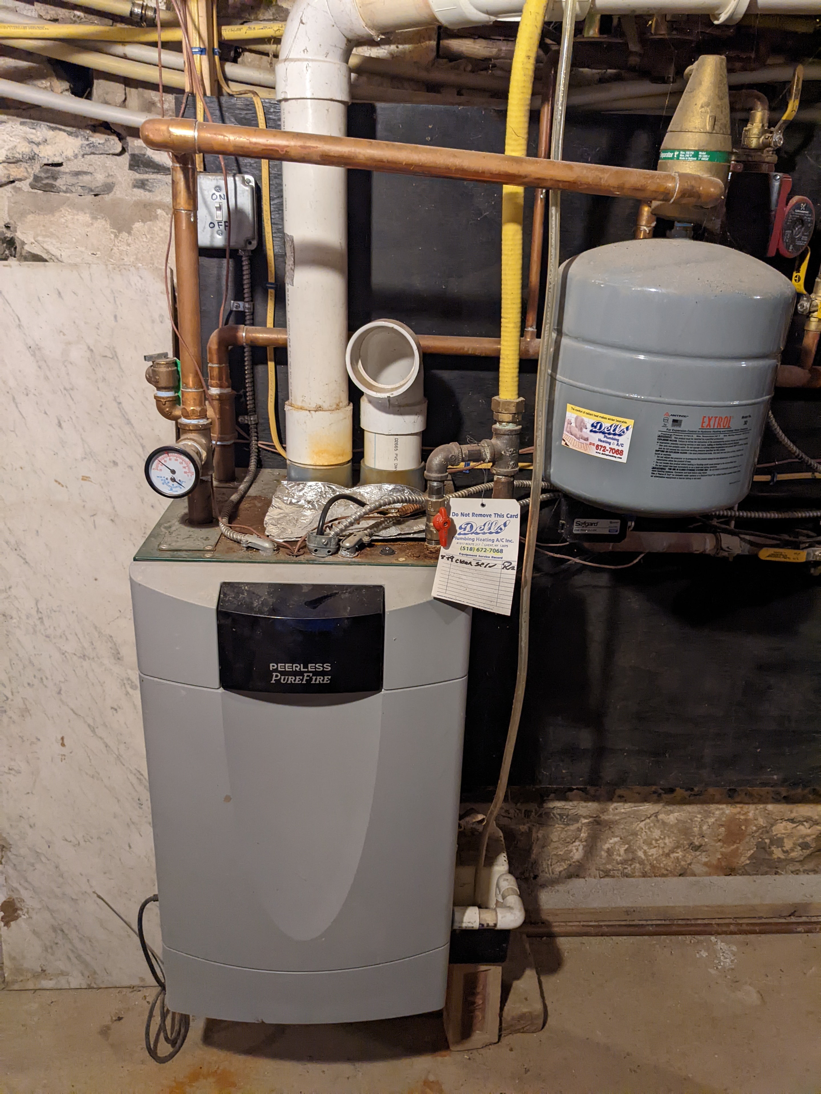 Residential heating system installation